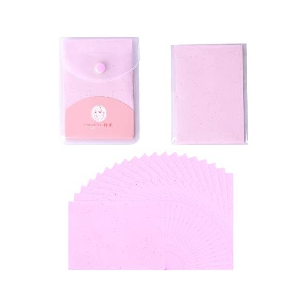 Cozlly 160 feuilles de papier buvard pour le visage, papier buvard anti-huile, papier absorbant lhuile pour le visage, film 