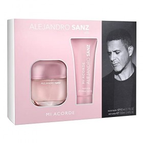ALEJANDRO SANZ pack mi acorde colonia 80 ml + loción corporal 100 ml, 0.4 kilograms, 1