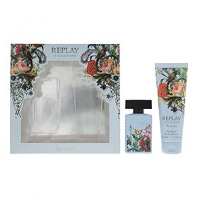 Replay Signature Secret For Woman Coffret cadeau 2 pièces Eau de toilette 30 ml Lotion pour le corps 100 ml