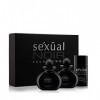 Michel Germain Sexual Noir Pour Homme - Gift Set for Men - Notes of Bergamot, Lavender and Moss - Reduces Unpleasant Body Odo