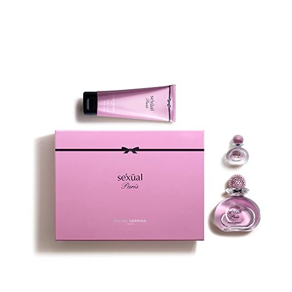 Michel Germain Sexual Paris - Gift Set for Women - Floriental Fragrance - Notes of Blackcurrant, Jasmine and Amber - Long Las