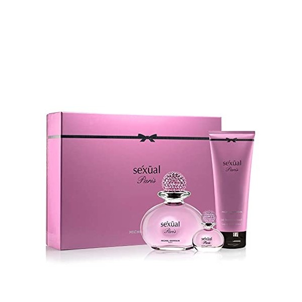 Michel Germain Sexual Paris - Gift Set for Women - Floriental Fragrance - Notes of Blackcurrant, Jasmine and Amber - Long Las