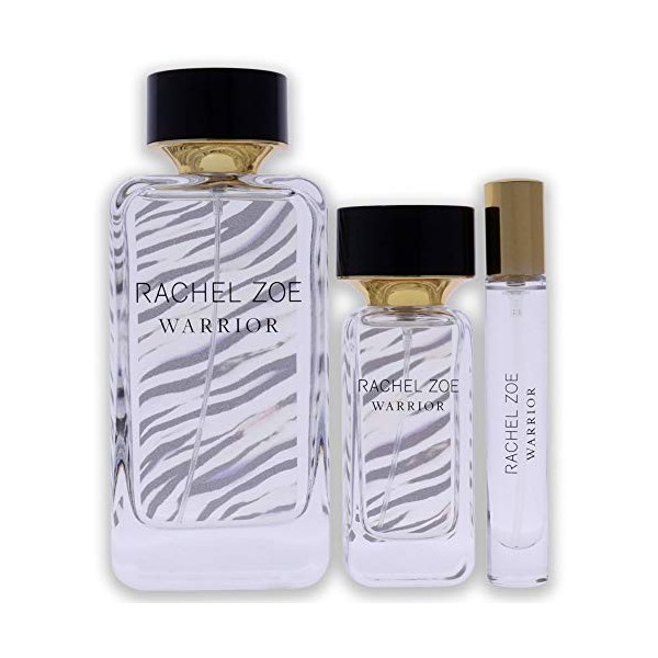 Rachel Zoe Warrior For Women 3 Pc Gift Set 3.4oz EDP Spray, 1oz EDP Spray, 0.34oz EDP Spray