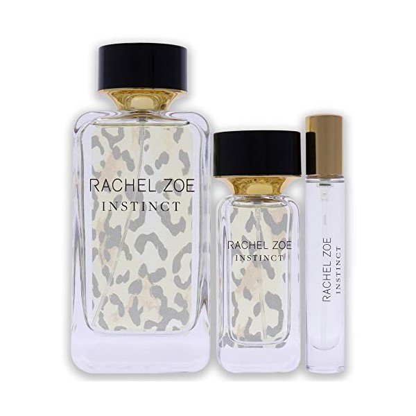 Rachel Zoe Instinct For Women 3 Pc Gift Set 3.4oz EDP Spray, 1oz EDP Spray, 0.34oz EDP Spray