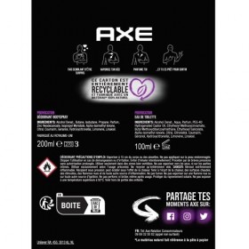 Axe Coffret Provocation - 1 Déodorant Homme 200ml & 1 Eau de Toilette 100ml