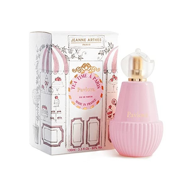 JEANNE ARTHES - Parfum Femme French Way Of Life - Tea Time à Paris - Pavlova - Eau de Parfum - Flacon Vaporisateur 100 ml - F