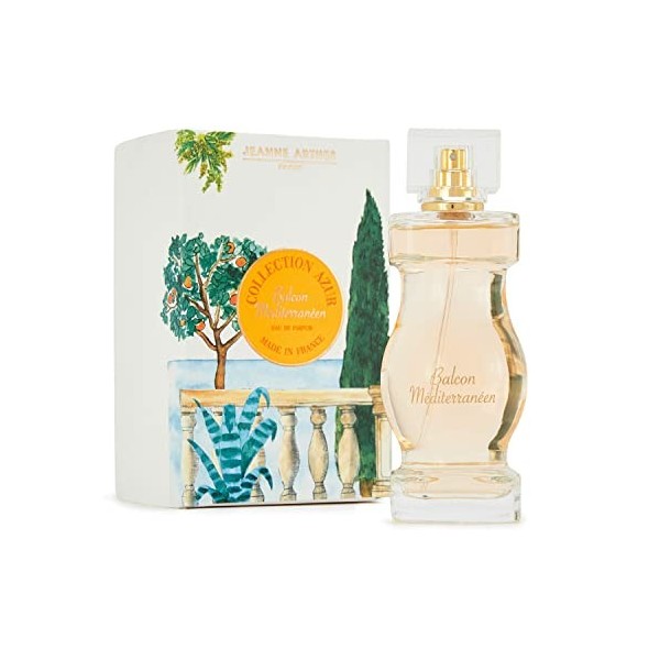 JEANNE ARTHES - Parfum Femme French Way Of Life - Collection Azur - Balcon Méditerranéen - Eau de Parfum - Flacon Vaporisateu