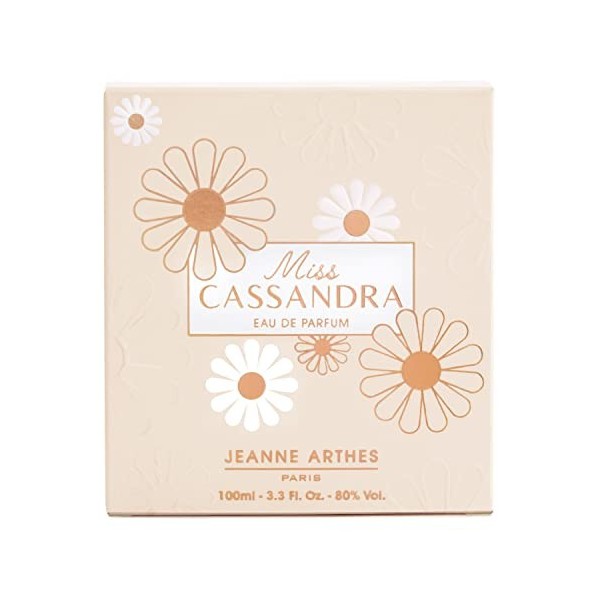 Jeanne Arthes - Miss Cassandra - 100 ml - Eau de Parfum Femme - Senteur floral - Fabriqué en France