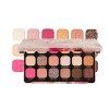 Makeup Revolution, Palette dombres à paupières Forever Flawless, Chilled with cannabis sativa, 18 nuances, 19,8 g