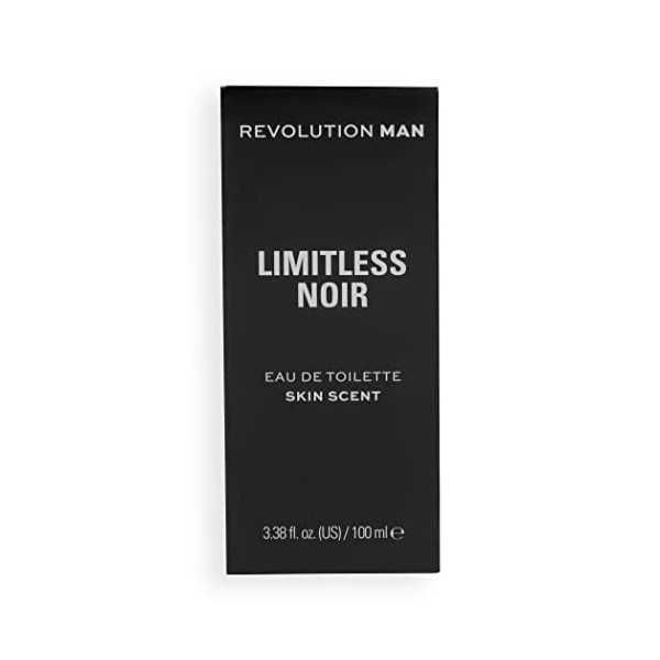 Revolution Man, Limitless Noir EDT, Eau de Toilette, Parfum pour Homme, 100ml