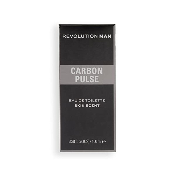Revolution Man, Carbon Pulse EDT, Eau de Toilette, Parfum pour Homme, 100ml
