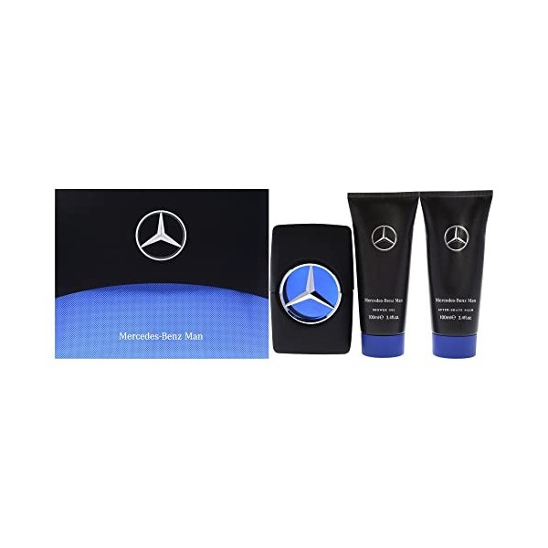 Mercedes-Benz Mercedes-Benz Man For Men 3 Pc Gift Set 3.4oz EDT Spray, 3.4oz Shower Gel, 3.4oz After Shave