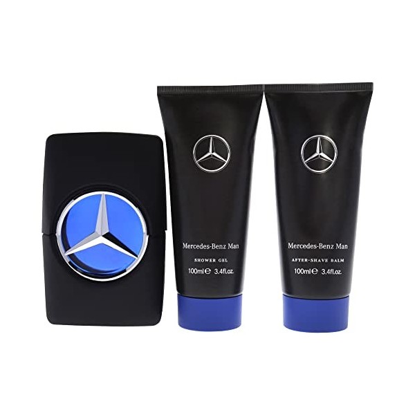 Mercedes-Benz Mercedes-Benz Man For Men 3 Pc Gift Set 3.4oz EDT Spray, 3.4oz Shower Gel, 3.4oz After Shave