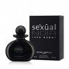 Michel Germain Sexual Noir Pour Homme - Woody Cologne for Men - Notes of Bergamot, Lavender and Moss - Infused with Natural O