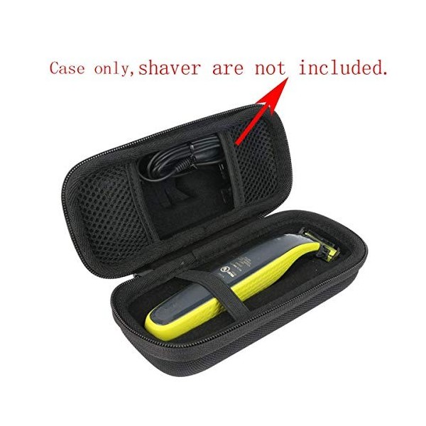 Pour Philips OneBlade QP2530/30 20 Hybrid trimmer & shaver Dur Cas étui de Voyage Housse Porter by Khanka case only 