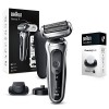 Braun Series 7 70-S4200cs Rasoir Électrique - Base De Recharge, Tondeuse De Précision Avec Braun EasyClick Accessoire Brosse 