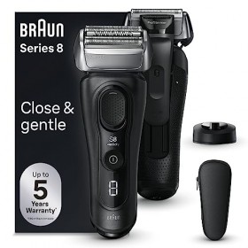 Braun Series 8 8510s Rasoir Électrique Pour Homme, 4 Éléments De Rasage, Tondeuse De Précision Intégrée, Base De Recharge, Ét