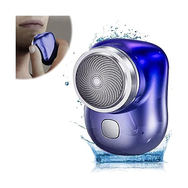 Mini Rasoir Usb électrique Rasoir Rasoir électrique Portable Mini Shave rasoir électrique pour homme, rechargeable par USB, a