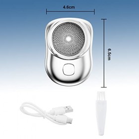 Rasoir électrique Portable Mini Shave, Mini Rasoir électrique Portable, Rasoir électrique pour Hommes, Rasoir électrique Prat