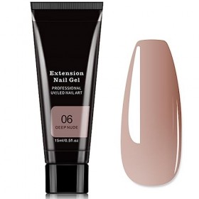 Gel dextension dongles - 15 ml - Cannelle - Rose chair - Pour débutants - Nail Art - Manucure française - Pour femme 11 c