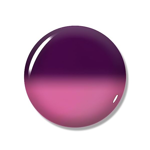 MAYCHAO Vernis à ongles gel à changement de couleur violet à rose Barbie - Changement de température - Lampe à ongles - Nail 