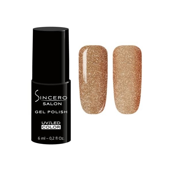 Sincero Salon - Gel Polish Broadway Show - Produit Professionnel Manucure Pédicure - Pigmentation Riche pour Couverture Compl