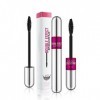 4D Silk Fiber Eyelash Mascara,Mascara 2 en 1 pour un effet Allongeant et épaississant Naturel,Long Lasting,Waterproof & Smudg