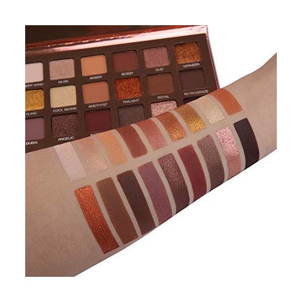 SEPROFE Palette dombres à paupières, Palettes de maquillage, Fard à paupières Matte Shimmer Neutral Eyeshadow Maquillage Kit