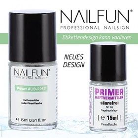 NAILFUN agent adhésif sans acide 15ml