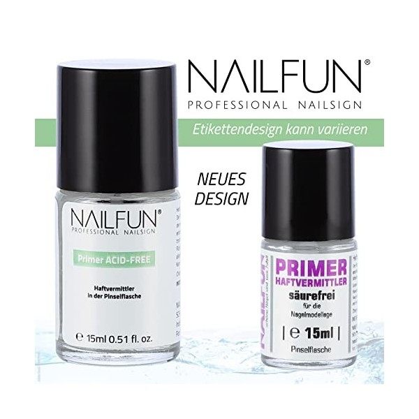 NAILFUN agent adhésif sans acide 15ml