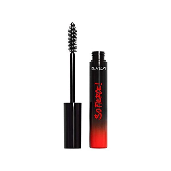 Revlon So Fierce, Mascara, Volume et Longueur Durables, Sans Paquets, Anti-Bavures, 7ml 701 Blackest Black, Noir intense