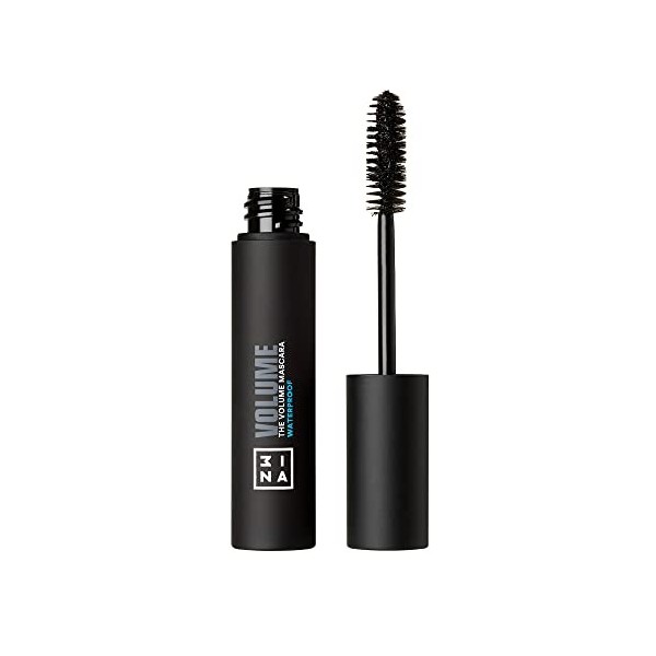 3INA MAKEUP - The Volume Mascara Waterproof - Noir - Mascara Waterproof Volumisant et extra Allongeant - Bouclant - Formule L