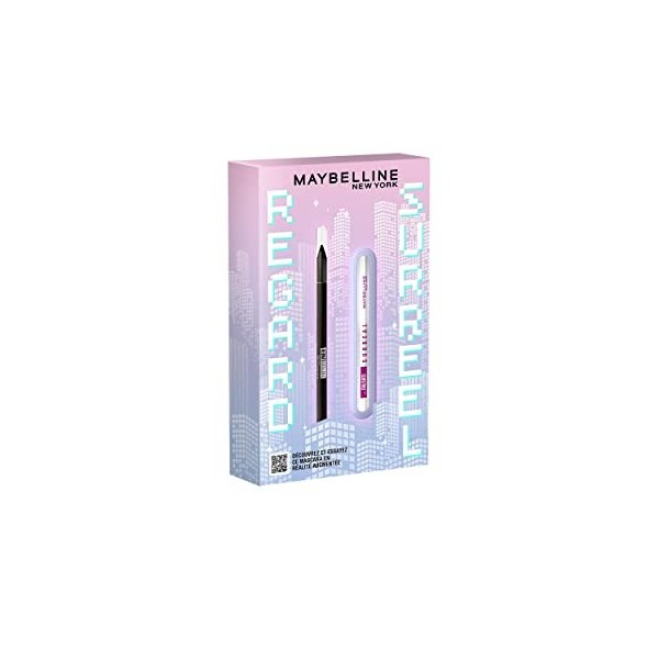 Maybelline New-York - Coffret Regard Surréel - 1x Mascara Effet Extension de Cils 10 ml & 1x Crayon Gel Waterproof 1,3 ml 