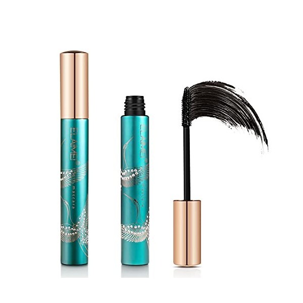 Waterproof Mascara, 4D Silk Fiber Lash Mascara, Volumizing Mascara, Buildable, Lengthening Mascara, Defining, Curling, Multip