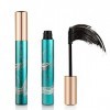 Waterproof Mascara, 4D Silk Fiber Lash Mascara, Volumizing Mascara, Buildable, Lengthening Mascara, Defining, Curling, Multip