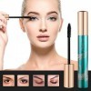 Waterproof Mascara, 4D Silk Fiber Lash Mascara, Volumizing Mascara, Buildable, Lengthening Mascara, Defining, Curling, Multip