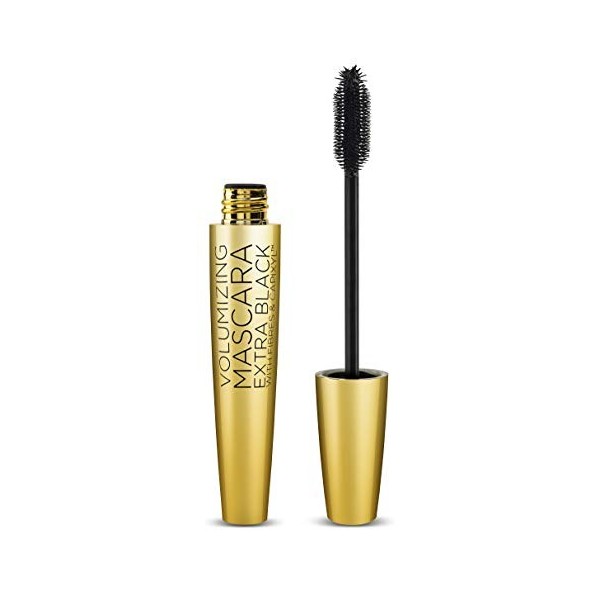 Stargazer Mascara Volume Ultra-Noir Contient du Capixyl/Fibres pour Donner du Volume/Allonger Cils Comprend Brosse Spéciale e