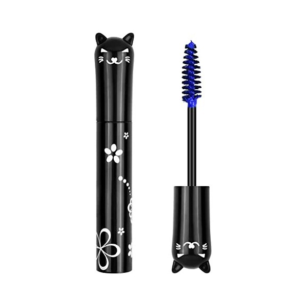 Mascara Extension de Cils Effet Volume, Waterproof et Longue Tenue avec une Définition Précise Bleu 