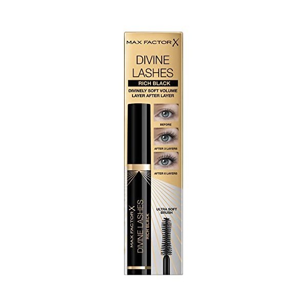 Max Factor Divine Lashes Mascara Volume Noir Marron 8 ml