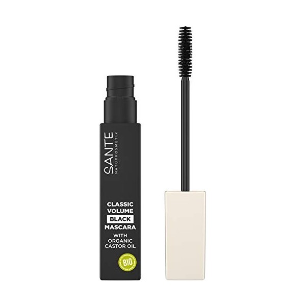 SANTE Naturkosmetik Classic Volume Mascara 02 - Marron - Mascara pour un volume total, un swing et une définition - Avec cire