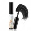 Boobeen Mascara coloré volume et longueur, mascara imperméable pour les cils avec brosse, pour un maquillage naturel des cils