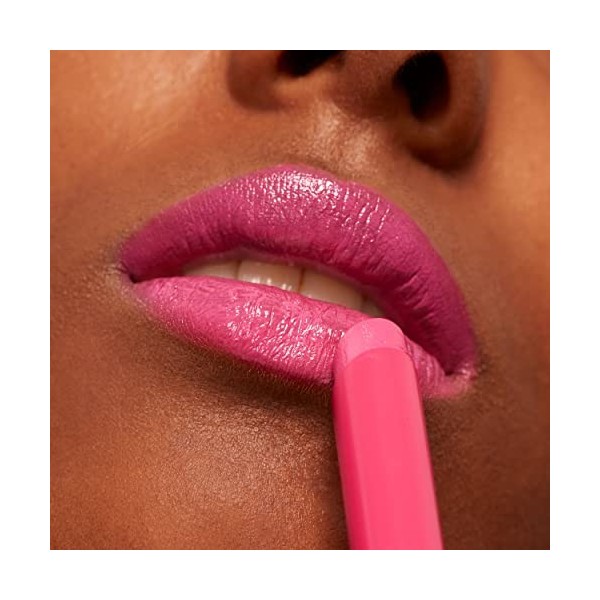 3INA MAKEUP - The Color Lip Glow 371 + The Blush 371 + The 24h Level Up Mascara 900 - Rouge à Lèvres Rose Chaud avec Beurre d
