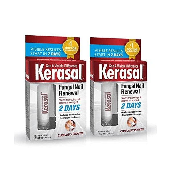 Kerasal Renouvellement fongique des ongles Nail Treatment 10ml 2 Pack , 2 Count