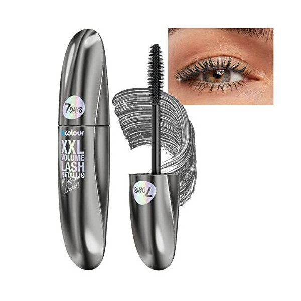 7Days Mascara Gris Pour Le Volume Et La Longueur Des Cils - Formule Allongeante Longue Tenue Maquillage - Mascara Volumisant 