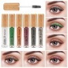 MKNZOME 6 Couleur mascara, 3D Mascara Fibre de Soie, Waterproof Longue Durée Volumateur Allongeant Curling, Créer un Maquilla