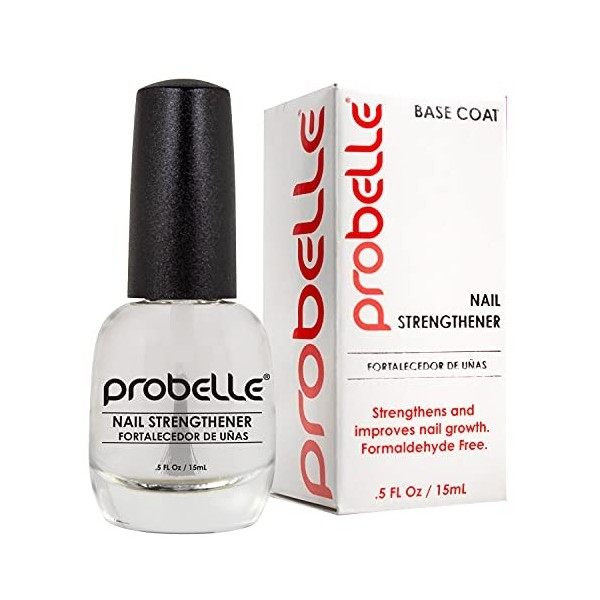 Probelle Renforcement des ongles, traitement de renforcement des ongles, croissance et réparation des ongles Clair 0,5 once l