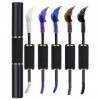 Mascara Coloré, MKNZOME 5 Couleurs Mascara Waterproof Longue Tenue Mascara Fibre de Soie 4d Maquillage Femme Yeux pour Hallow