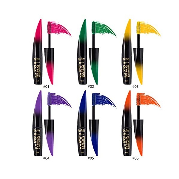 3D Lash Extension Mascara, FantasyDay 6pcs 15ml Waterproof Hypoallergénique Volume et Longueur Sculpt Mascara Couleur - Masca