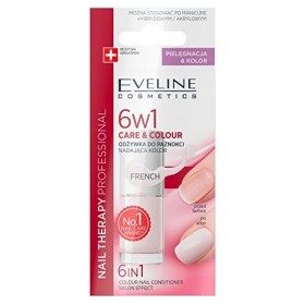 Eveline Cosmetics Nail Thérapie Condition professionnelle des ongles avec couleur 6in1, 5 ml, français
