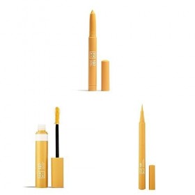 3INA MAKEUP - The 24H Eye Stick 137 + The Color Mascara 137 + The Color Pen Eyeliner 137 - Jaune - Stick dombres paupières -
